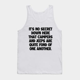 Camp and jeep on! Tank Top